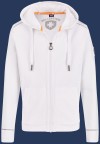 Yacht Hoodie Men, French Terry 400, White