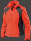 Arosa, MicroFleece, Rot/Schwarz